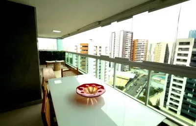 Magnífico apartamento de 3 suítes + gabinte no seasons - aquarius pituba, pronto para morar!