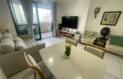 Aluguel de apartamento linear na pituba, salvador-ba: 2 quartos, 1 suíte, 1 sala, 2 banheiros, 1 vaga, 70m² - conforto e segurança no hotel mercure!