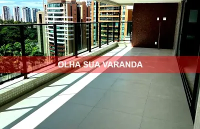 Imperdível: apartamento de luxo em alphaville i, salvador-ba - 4 quartos, 4 suítes, 204m² - infraestrutura completa!