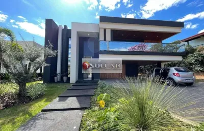 Casa em condomínio fechado com 5 quartos à venda no condado bouganville, lagoa santa , 570 m2 por r$ 6.800.000
