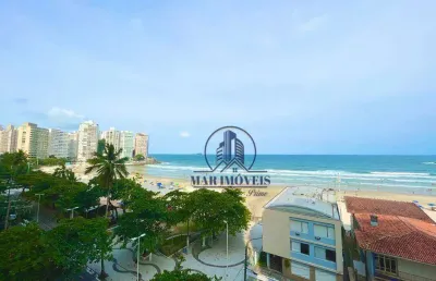 Apartamento à venda no guarujá, na praia das pitangueiras, frente ao mar, 210 metros de área útil, 01 vaga de garagem.