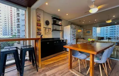 Apartamento reformado à venda na praia das pitangueiras - guarujá - sp