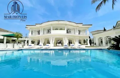 Casa com 6 dormitórios à venda, 1200 m² por r$ 12.800.000,00 - acapulco - guarujá/sp