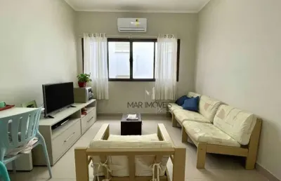 Apartamento com 2 dormitórios à venda, 80 m² por r$ 580.000,00 - tombo - guarujá/sp