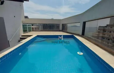 Oportunidade! excelente cobertura com 3 dormitórios, 232 m² - venda por r$ 1.385.000 ou aluguel por r$ 9.000/mês - praia das astúrias - guarujá/sp