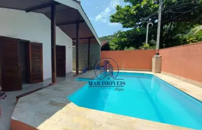 Casa com 3 dormitórios para alugar, 130 m² por r$ 4.500,01/mês - jardim albamar - guarujá/sp