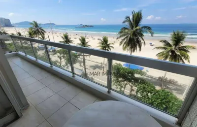 Apartamento frente total para o mar na praia das pitangueiras