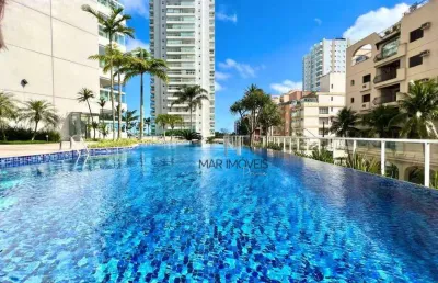 Apartamento com 4 dormitórios para alugar, 124 m² por r$ 7.600,02/mês - praia da enseada - guarujá/sp
