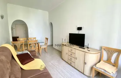Apartamento com 2 dormitórios para alugar, 70 m² por r$ 3.200,02/mês - pitangueiras - guarujá/sp