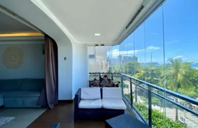 Apartamento com 3 dormitórios à venda, 190 m² por r$ 999.000,00 - pitangueiras - guarujá/sp