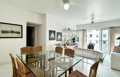 Apartamento com 3 dormitórios, 115 m² - venda por r$ 585.000,00 ou aluguel por r$ 6.000,02/mês - pitangueiras - guarujá/sp