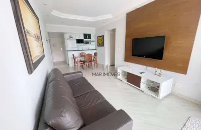 Apartamento com 2 dormitórios à venda, 90 m² por r$ 550.000,00 - praia da enseada - guarujá/sp