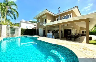 Casa com 5 dormitórios à venda, 532 m² por r$ 3.500.000,00 - enseada - guarujá/sp