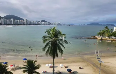 Apartamento em excelente localização, frente mar da praia das astúrias no guarujá!