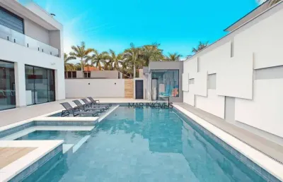 Casa com 5 dormitórios à venda, 470 m² por r$ 5.500.000,00 - acapulco - guarujá/sp
