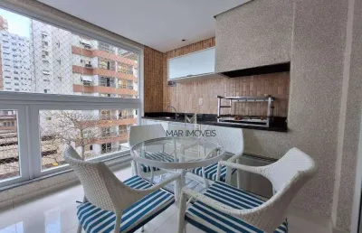 Apartamento com 3 dormitórios à venda, 115 m² por r$ 1.400.000,00 - praia das pitangueiras - guarujá/sp