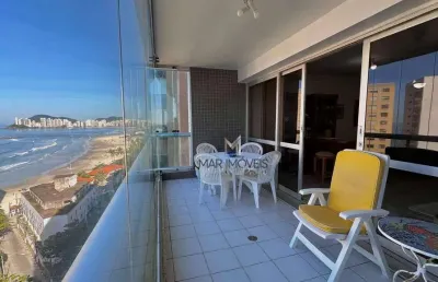 Apartamento com 3 dormitórios à venda, 185 m² por r$ 1.200.000,00 - pitangueiras - guarujá/sp