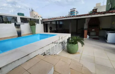 Apartamento com 4 dormitórios à venda, 280 m² por r$ 900.000,00 - praia das astúrias - guarujá/sp
