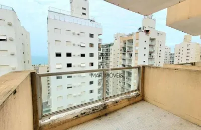 Apartamento com 1 dormitório à venda, 65 m² - pitangueiras - guarujá/sp