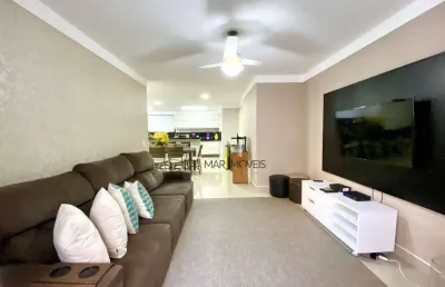 Apartamento com 4 dormitórios à venda, 160 m² por r$ 1.100.000,00 - pitangueiras - guarujá/sp