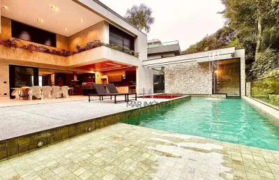 Casa com 5 dormitórios à venda, 440 m² por r$ 7.800.000,00 - riviera - módulo 24 - bertioga/sp