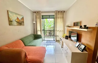 Apartamento com 2 dormitórios e sacada á venda no tombo
