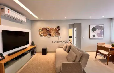 Apartamento com 1 dormitório à venda, 60 m² por r$ 429.000,00 - praia da enseada - guarujá/sp