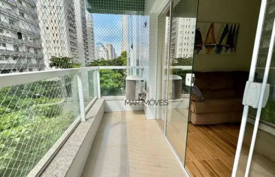 Apartamento com 3 dormitórios à venda, 115 m² por r$ 550.000,00 - pitangueiras - guarujá/sp