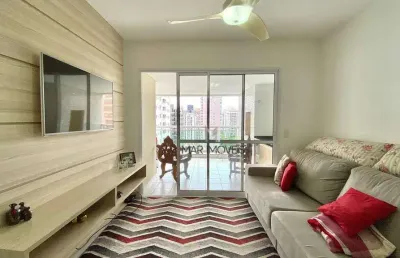 Apartamento com 3 dormitórios à venda, 105 m² por r$ 950.000,00 - pitangueiras - guarujá/sp