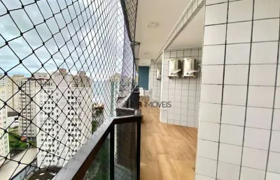 Apartamento com 4 dormitórios à venda, 160 m² por r$ 759.000,00 - pitangueiras - guarujá/sp