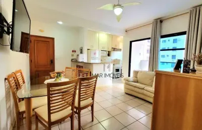 Apartamento com 2 dormitórios à venda, 70 m²  - pitangueiras - guarujá/sp