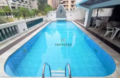 Apartamento com 3 dormitórios para alugar, 165 m²- praia das pitangueiras - guarujá/sp