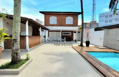 Casa com 4 dormitórios à venda, 250 m²  - enseada - guarujá/sp