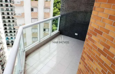 Apartamento com 3 dormitórios para alugar, 140 m² por r$ 6.000,02/mês - pitangueiras - guarujá/sp