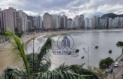 Apartamento à venda na praia das astúrias - frente ao mar - # dormitórios (1 suíte) - vista mar - 2 vagas  - lazer