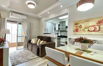 Apartamento reformado 1 dormitório 1 vaga em pitangueiras/guarujá