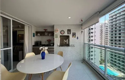 Apartamento com 3 dormitórios à venda, 110 m² por r$ 790.000,00 - pitangueiras - guarujá/sp
