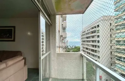 Apartamento com 3 dormitórios à venda, 130 m² por r$ 569.000 - pitangueiras - guarujá/sp