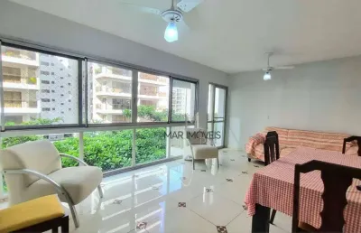 Apartamento com 2 dormitórios, 90 m² - venda por r$ 550.000,00 ou aluguel por r$ 3.500,00/mês - praia pitangueiras - guarujá/sp