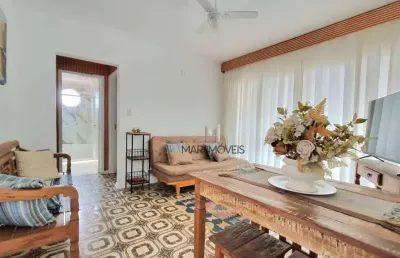 Apartamento com 1 dormitório, 60 m² - venda por r$ 380.000,00 ou aluguel por r$ 3.100,00/mês - pitangueiras - guarujá/sp