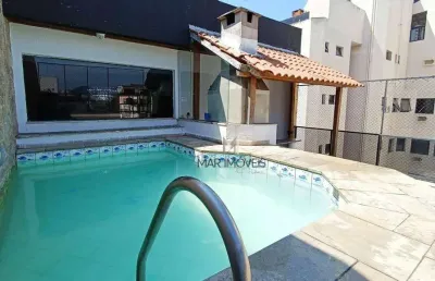 Cobertura com 2 dormitórios à venda, 158 m² - praia da enseada - guarujá/sp
