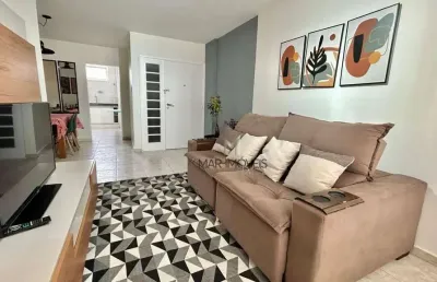 Apartamento com 2 dormitórios à venda, 104 m² - pitangueiras - guarujá/sp