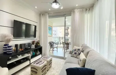 Apartamento com 3 dormitórios, 126 m² - venda por r$ 950.000,00 ou aluguel por r$ 7.000,02/mês - praia da enseada - guarujá/sp