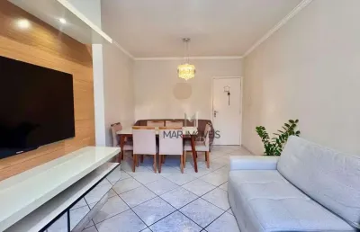 Apartamento com 3 dormitórios à venda, 85 m² por r$ 277.000,00 - enseada - guarujá/sp