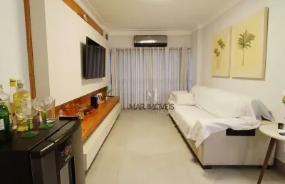 Apartamento com 3 dormitórios à venda, 97 m² por - pitangueiras - guarujá/sp
