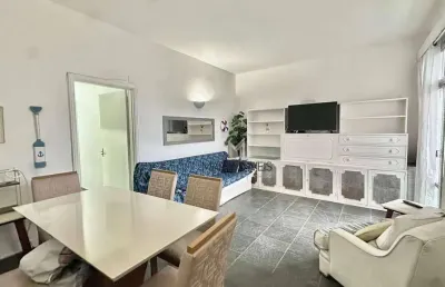 Apartamento com 2 dormitórios para alugar, 100 m² por r$ 4.600,00/mês - pitangueiras - guarujá/sp