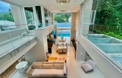 Casa a 200 metros da praia do guaiuba, com 4 dormitórios, 400 m² - venda por r$ 3.500.000 ou aluguel por r$ 15.000/mês - guaiuba - guarujá/sp