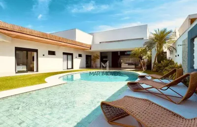 Mansão nova no jardim acapulco toda decorada com 6 suítes e 1.000 metros