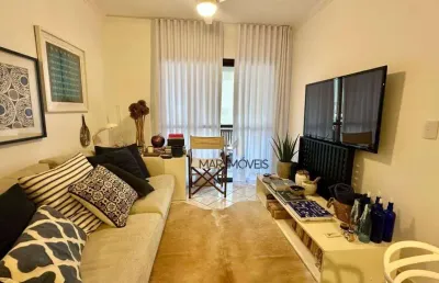 Apartamento para venda e locação anual na praia da enseada/ mar imóveis prime.