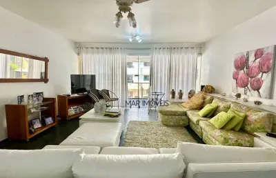 Apartamento á venda na praia da enseada/mar imóveis prime.